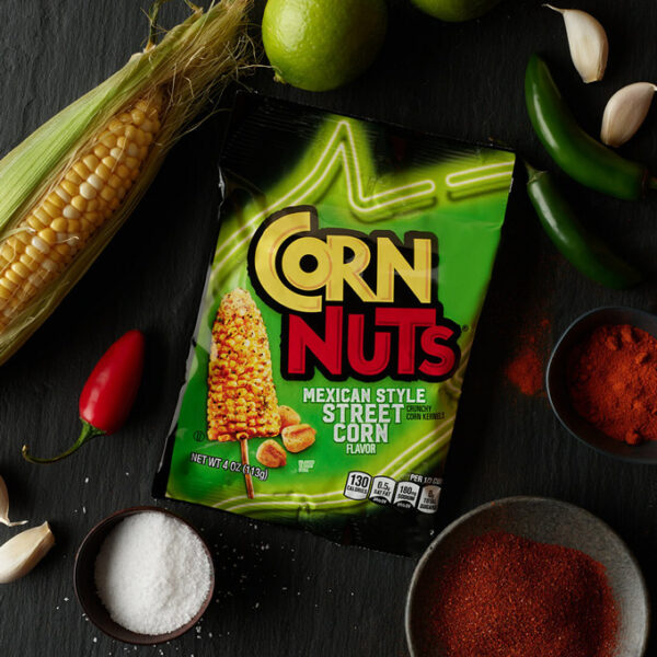 Cornuts Rojos CORN NUTS Mexican Street Corn flavored crunchy corn kernels