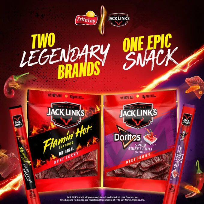Jack Link's and Frito-Lay Unite for An Iconic Collaboration Creating Epic New Snacks with Bold Flavors