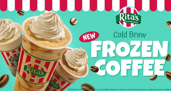 Rita's Italian Ice & Frozen Custard Creates a Jolt with New Cold Brew Frozen Coffees