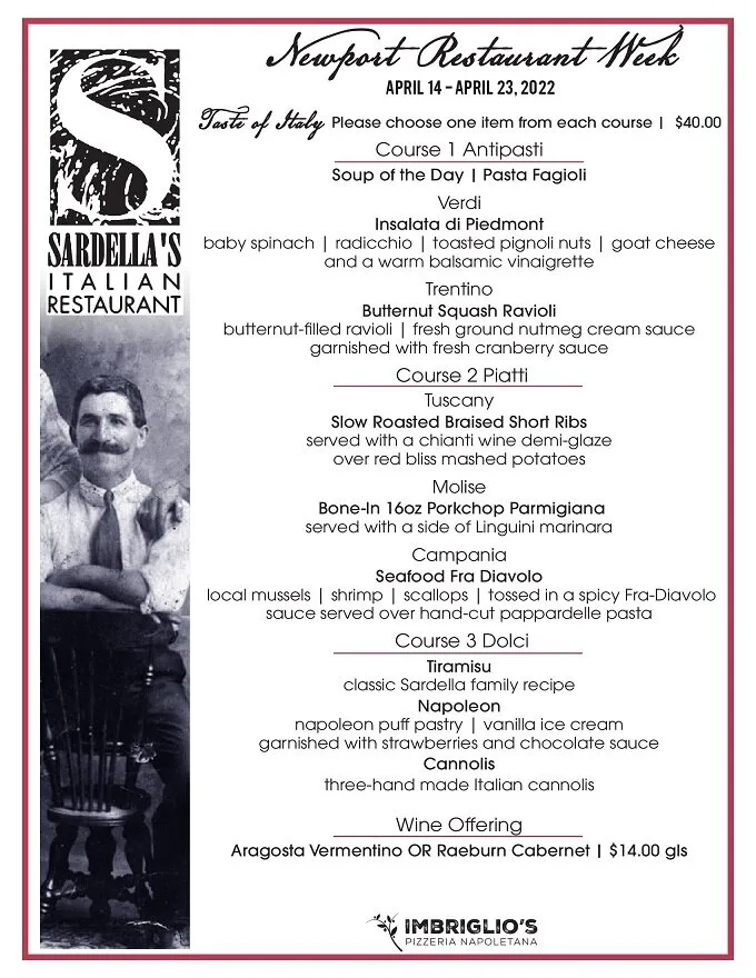 Newport Restaurant Week 2023