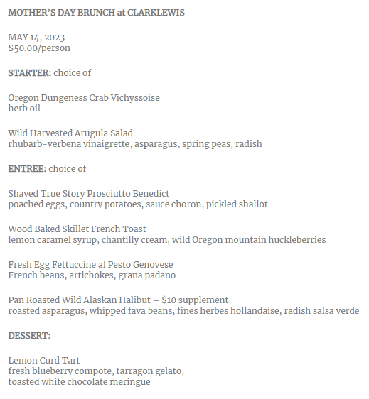 Mother's Day Portland 2023