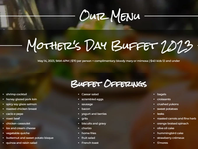 Mother's Day  Charleston 2023: Brunch, Restaurants, Things to Do