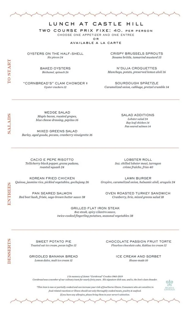 Newport Restaurant Week 2023