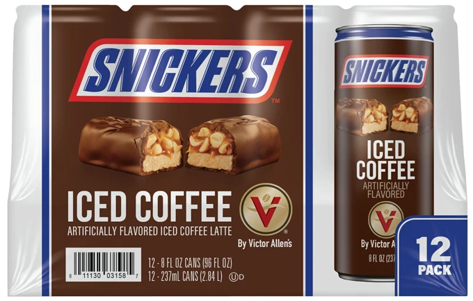 Victor Allen's SNICKERS Iced Coffee Launches 8 oz. Can Pack to Deliver Delicious Flavor Innovation to Club Customers