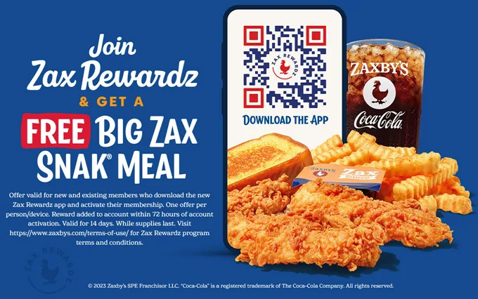 Zaxby's extends Zax Rewardz incentive with new app downloads