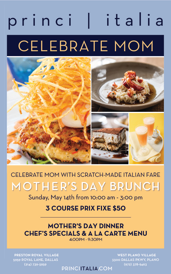 Mother's Day Dallas Fort Worth 2023 Brunch, Restaurants
