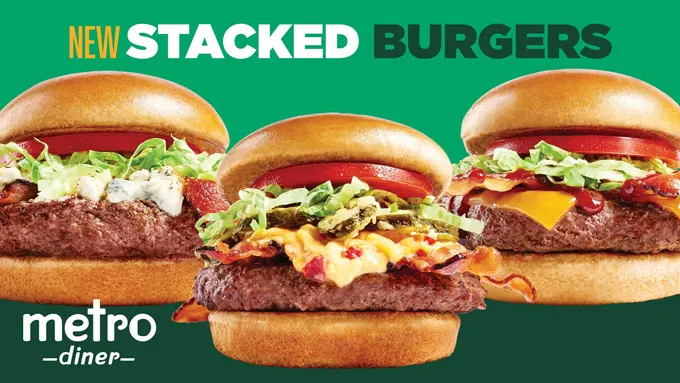 Metro Diner Beefs Up The Menu With Its Belly-Filling Burger Trio