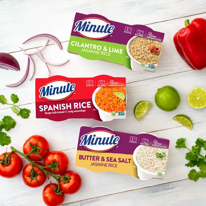 Riviana Foods Expands Flavor Profile with New Minute Rice Cups and Instant Rice Options