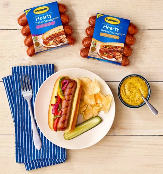 Butterball Launches Bun-Length Hearty Turkey Sausage Links