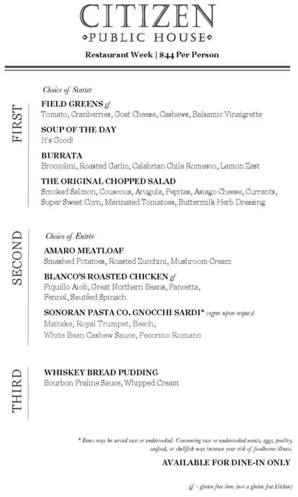 Arizona Restaurant Week 2023