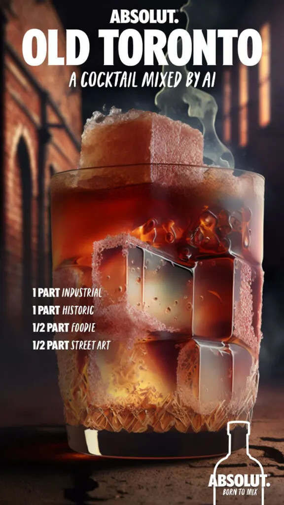 Absolut, the World's First Vodka Brand to Create Visual Cocktail Art Using AI, Invites You to 'Mix Your Neighbourhood'