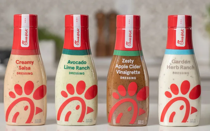 Chick-fil-A Launches Bottled Salad Dressings Nationwide