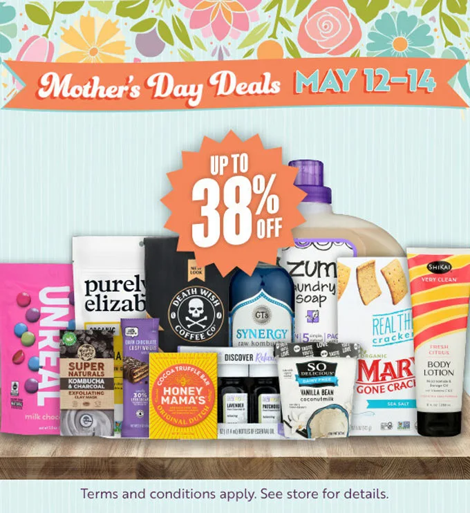 Celebrate Mother's Day with Natural Grocers