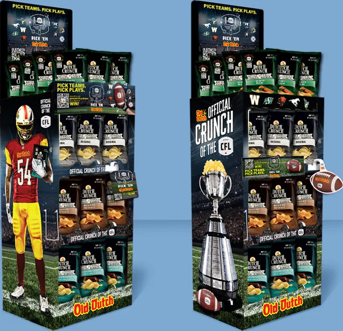 Cfl Fans: Snack, Play And Win With Old Dutch All Season Long