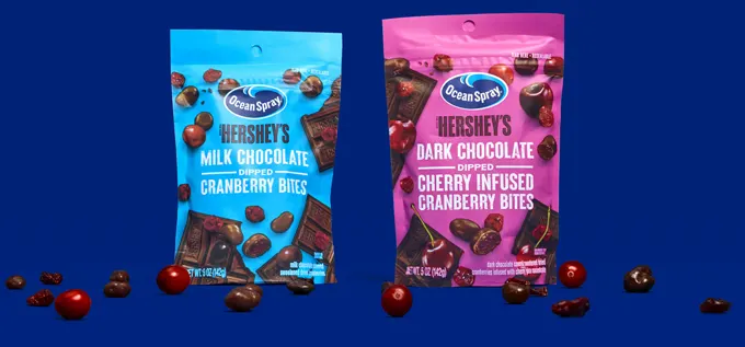 Ocean Spray and Hershey Launch a Sweet New Partnership