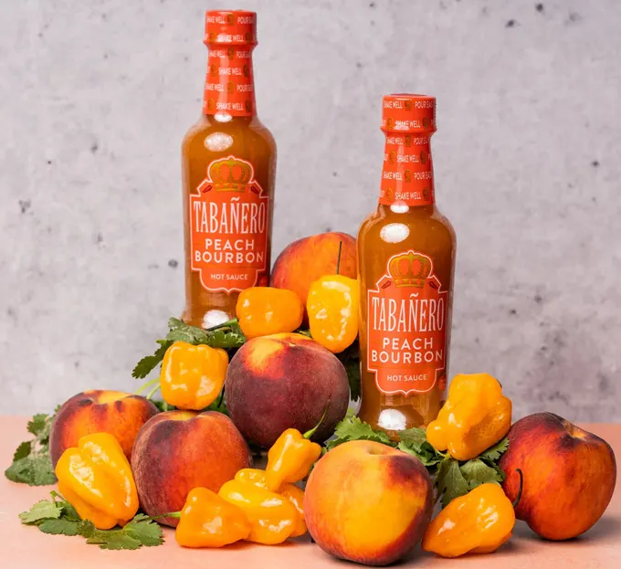 Tabañero Launches Peach Bourbon Hot Sauce in Walmart