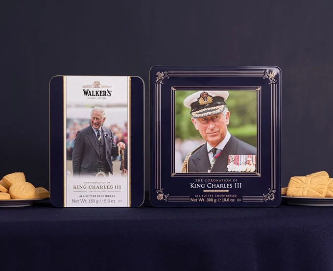 Walker's Shortbread Unveils Royal Coronation Tins Fit For A King