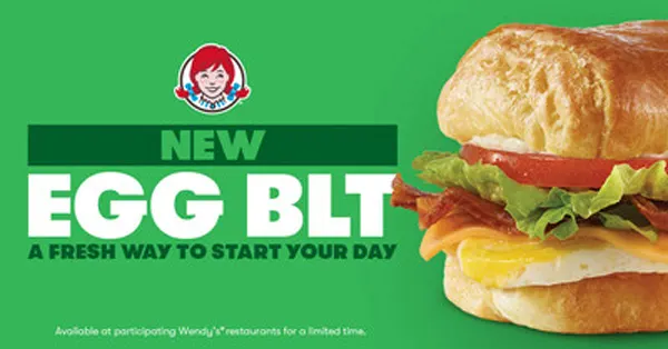 Wendy's Canada Egg BLT *New Breakfast Item*