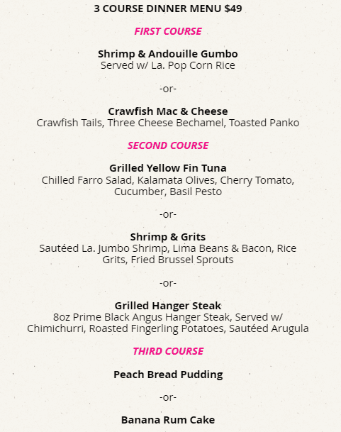 New Orleans Restaurant Week 2023: Menus, Dates