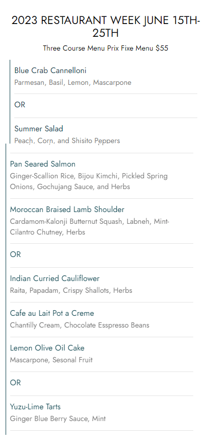 New Orleans Restaurant Week 2023: Menus, Dates