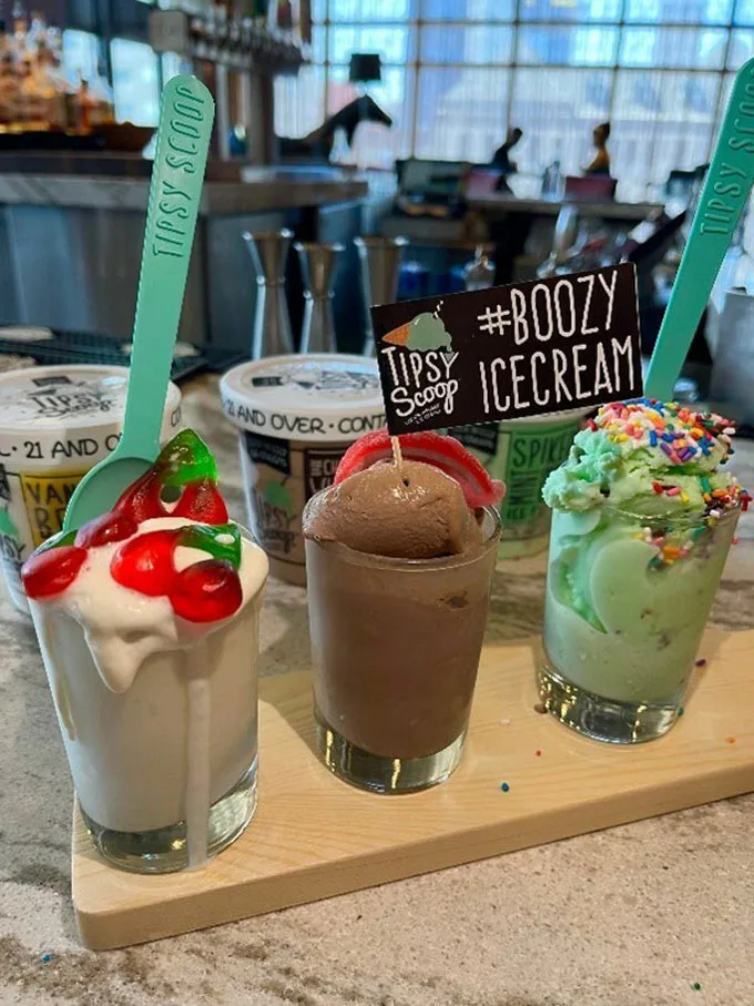 Cambria Hotels brings back its summer "Taste of the Destination" culinary program featuring boozy ice cream flights from Tipsy Scoop