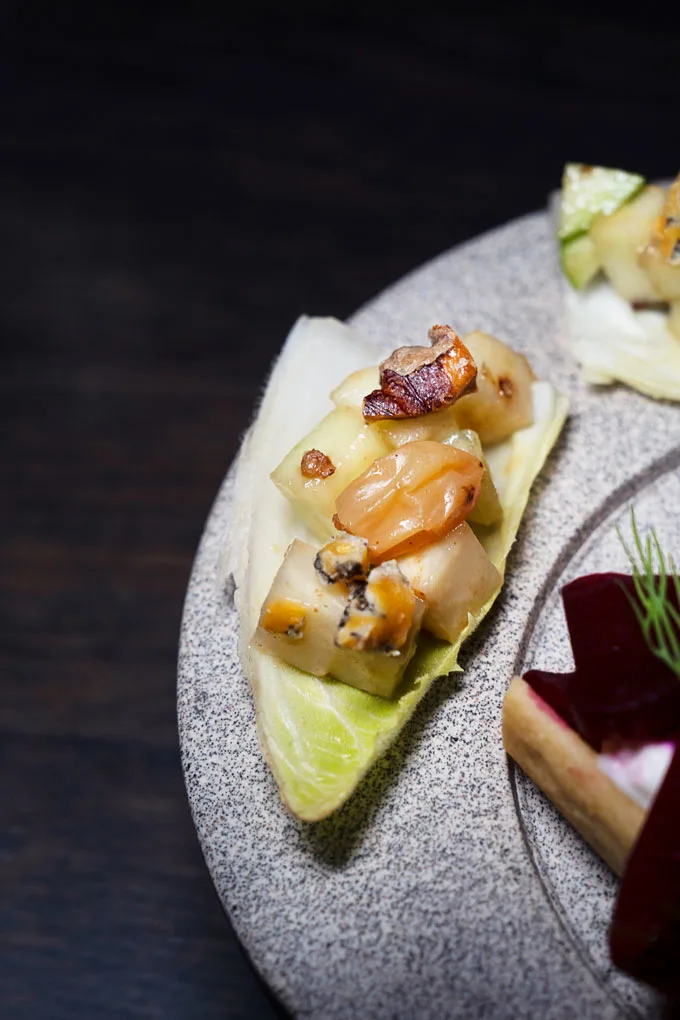 Published on Main is known as one of the best restaurants in not only Vancouver BC but also in Canada.  They were also awarded 1 star in the inaugural MICHELIN guide for Vancouver in 2022.  Their menu features international influences along with modern, culinary techniques and showcases local, sustainable ingredients while celebrating the bounties of the region.
