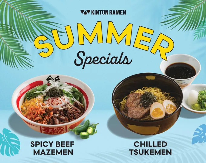 Introducing Kinton Ramen&rsquo;s Savoury Summer Ramen & Seasonal Savings