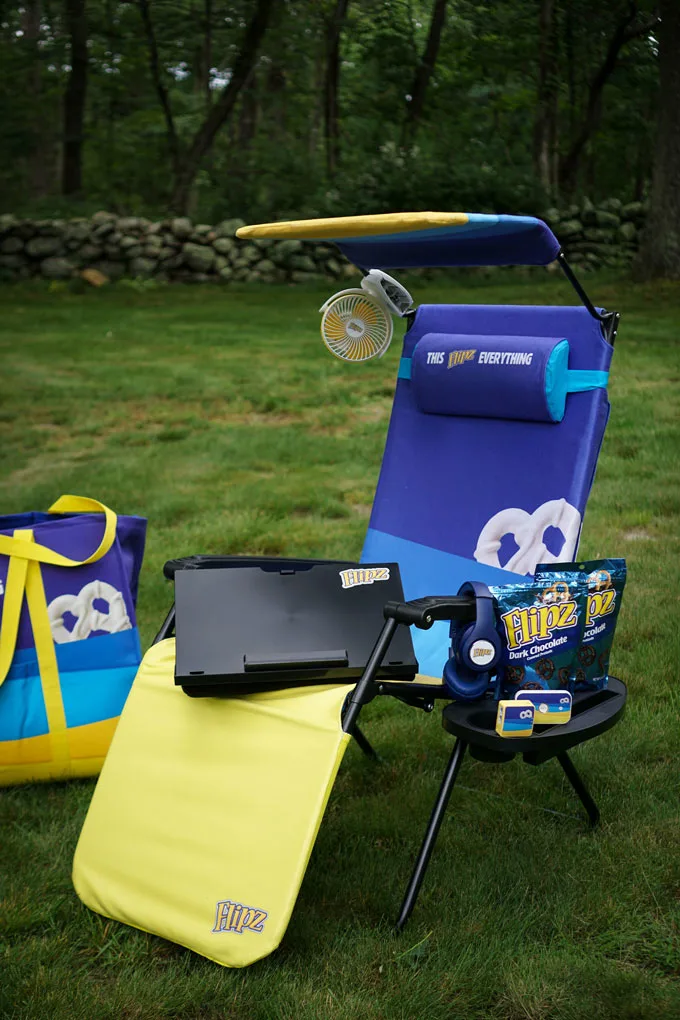 Flipz is Flipping the Script on Summer Workdays with The Ultimate Outdoor Office Chair To Keep You Snacking and Working From Anywhere All Summer Long