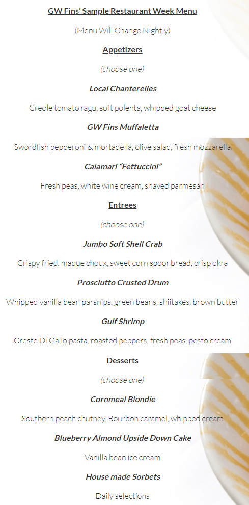 New Orleans Restaurant Week 2023: Menus, Dates