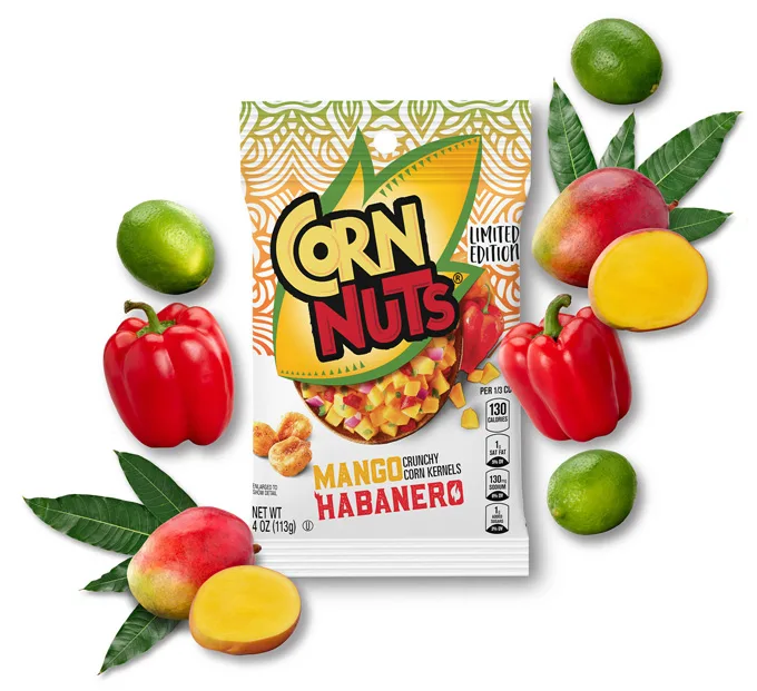 Corn Nuts Brand Turns Up the Sweet Heat with New Mango Habanero Flavor