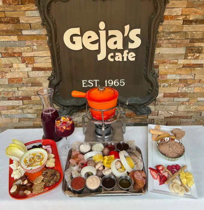 GEJA'S CAFE: 58th Anniversary Celebration + A Unique Summertime Take on Fondue