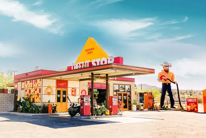 Introducing The Cheez-It Stop -- Featuring 'the World's First And Only Cheez-It Pump' That Literally Fills Your Car With Crackers