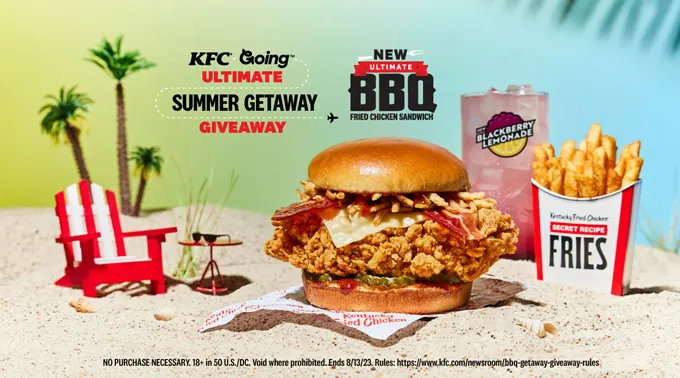 KFC Introduces New Ultimate Bbq Fried Chicken Sandwich And It Could Score You An Ultimate Summer Getaway To Aruba