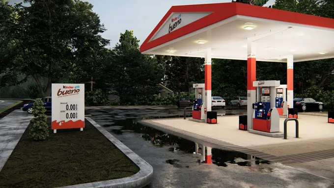 "Summer Gets Bueno" by Kinder Bueno Returns with Themed Rest Stop to Help Roadtrippers Savor the Journey