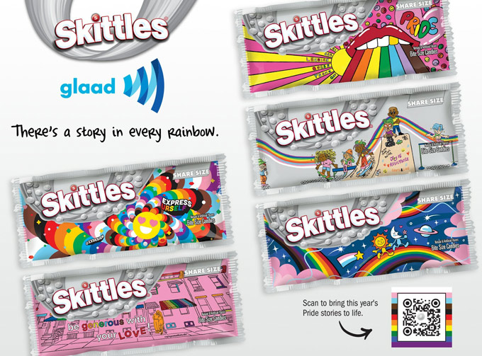 Skittles Spotlights Lgbtq+ Stories Reminding Fans That "There Is A Story In Every Rainbow