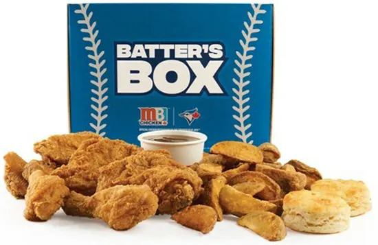 Batter's Up Mary Brown's Chicken unveils the limited-edition Batter's Box in partnership with the Toronto Blue Jays
