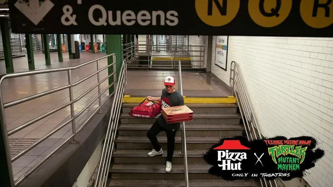 Pizza Hut Tests Underground Deliveries to Celebrate the Upcoming Release of the Teenage Mutant Ninja Turtles: Mutant Mayhem Movie
