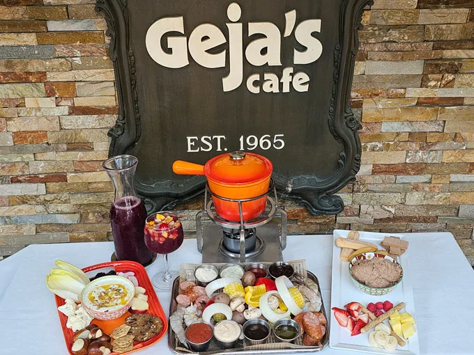 GEJA'S CAFE: 58th Anniversary Celebration + A Unique Summertime Take on Fondue