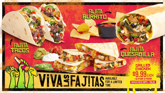 Tijuana Flats Launches Limited-Time "Viva Las Fajitas"