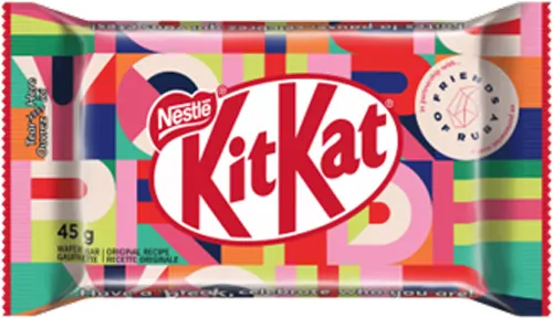 KitKat Continues Partnership with Friends of Ruby to Release Limited-Edition Pride Chocolate Bar