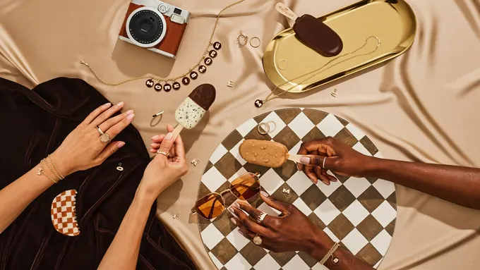 Magnum Ice Cream and Luxury Jewelry Designer, Stephanie Gottlieb, Launch the More is More Jewelry Collection, Inspired by Magnum Ice Cream's Iconic Layered Bars