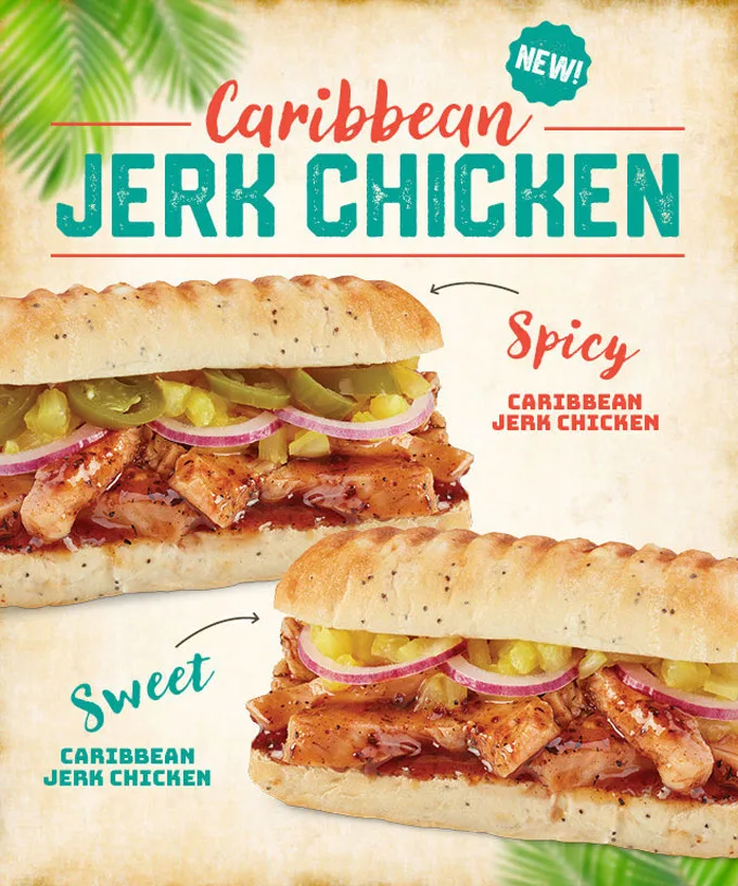 Blimpie Celebrates Summer with New Sweet and Spicy Caribbean Subs