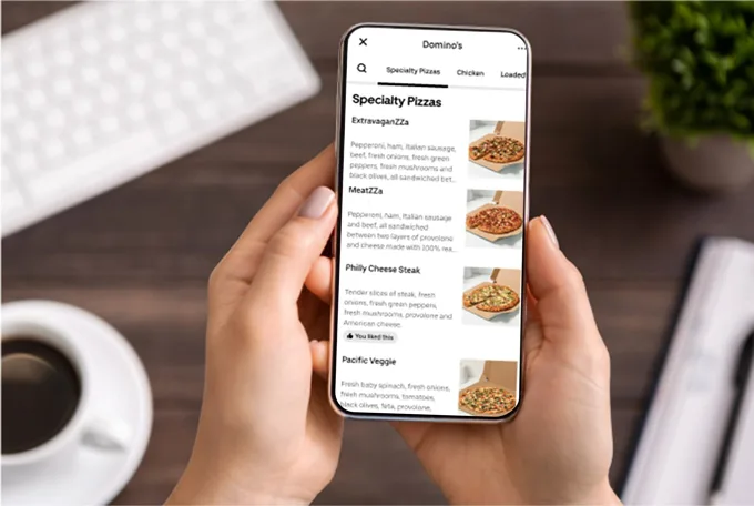 Domino's Pizza Introduces a New Way to Order Using Uber Eats Marketplace