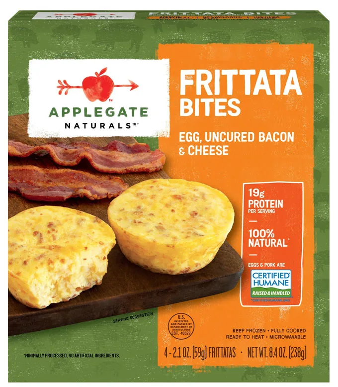 Applegate Launches Frozen Frittata Bites At Sprouts