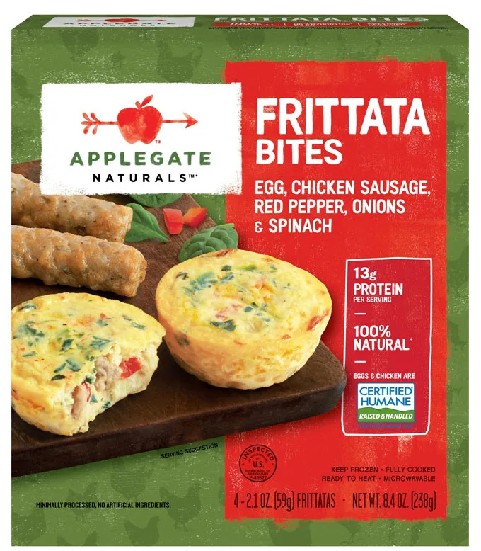 Applegate Launches Frozen Frittata Bites At Sprouts