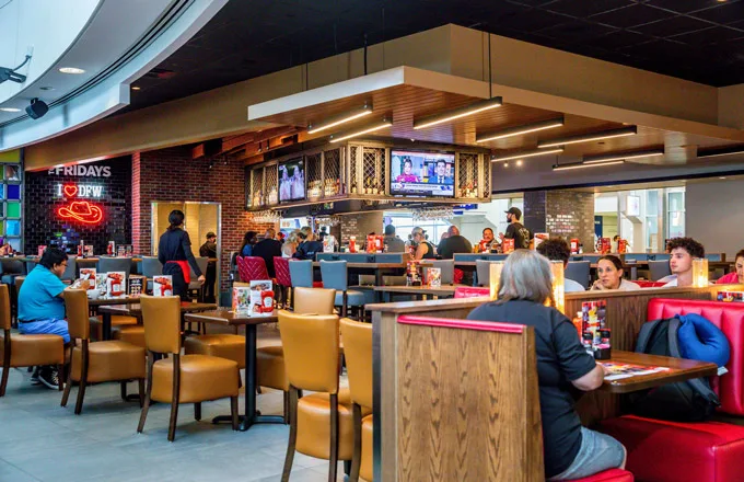 TGI Fridays Dallas Fort Worth Newly Renovated Restaurant