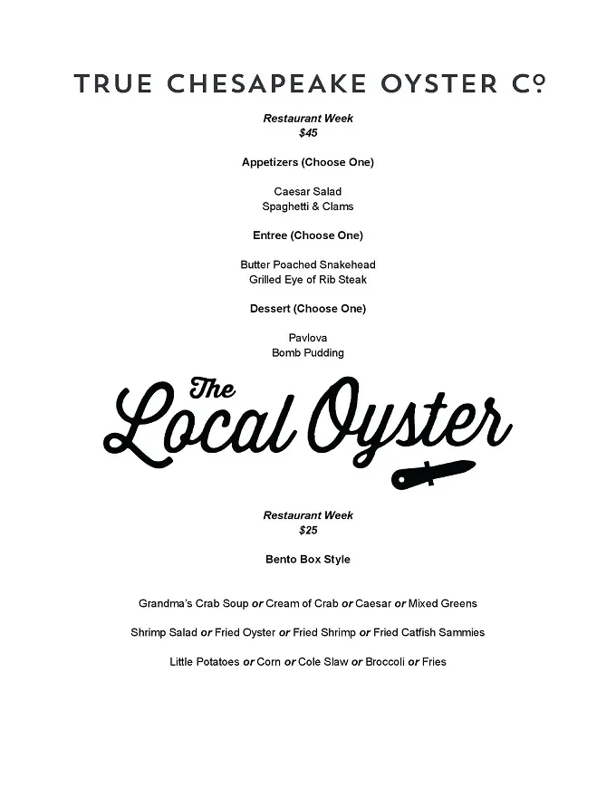 Baltimore Restaurant Week 2023 Summer: Menus, Dates