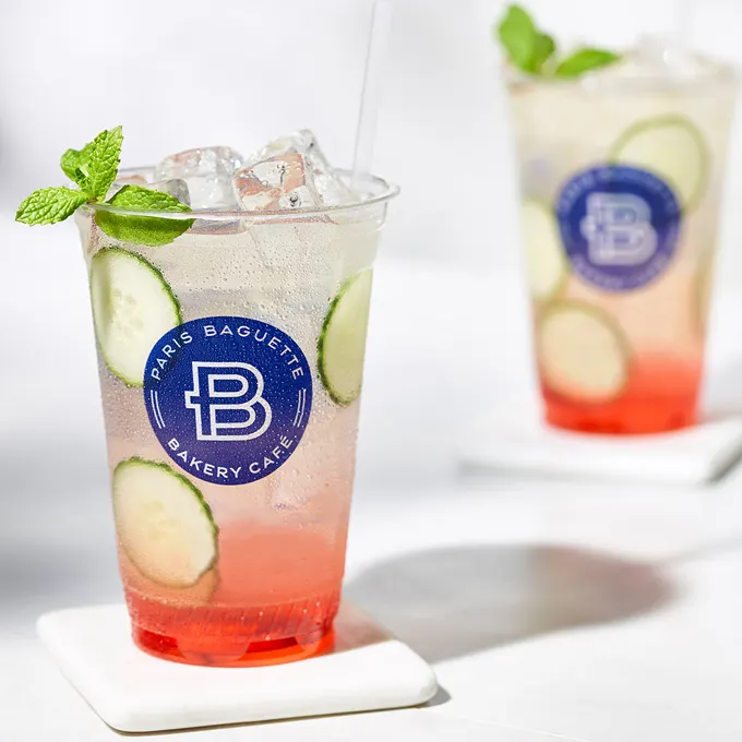 Celebrate National Watermelon Day on August 3rd with Paris Baguette NEW Watermelon Cucumber Refresher