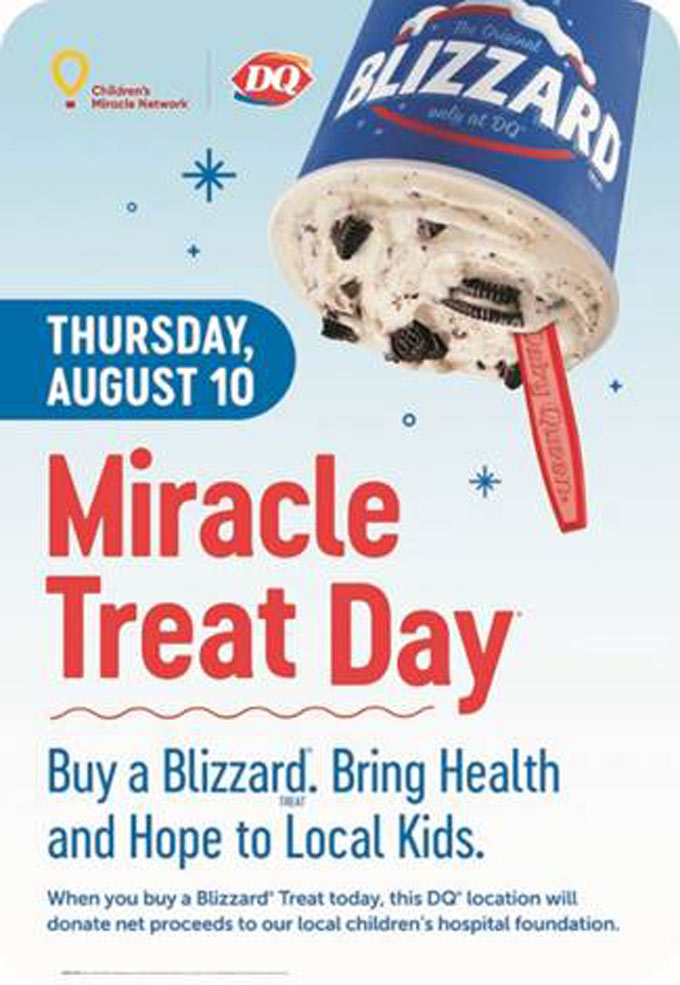 DQ Canada Miracle Treat Day 2023