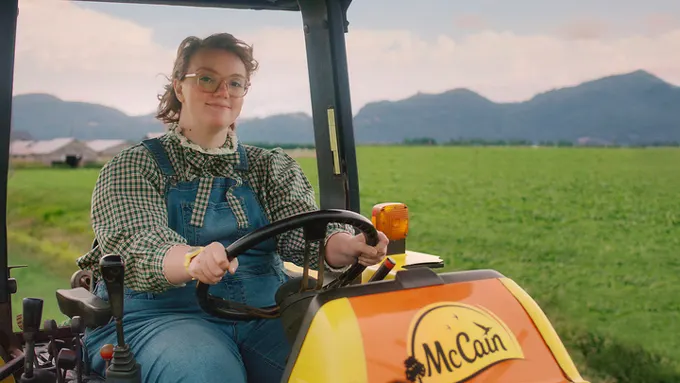 McCain brings back fan favourite TV character Barb to talk about sustainability on National French Fry Day.